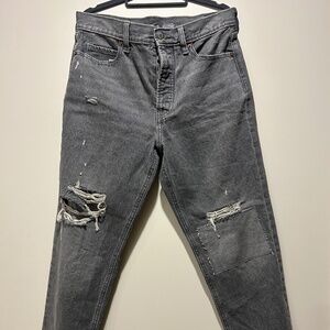 Old Navy Sky-Hi Distressed Jeans (Size 10)